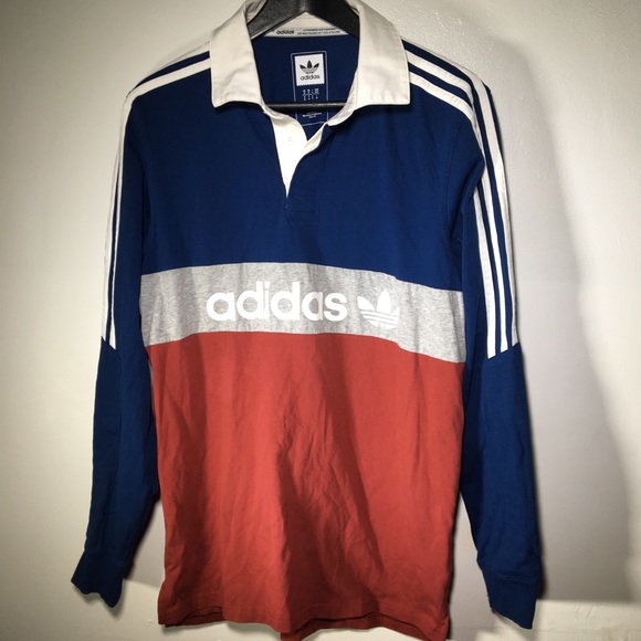 adidas long sleeve polo